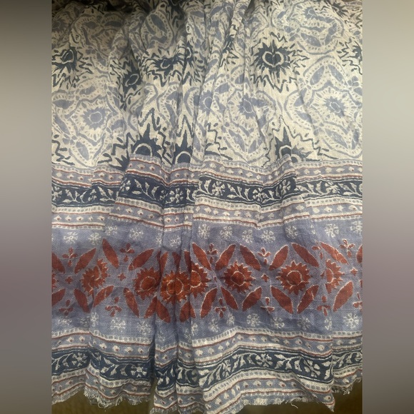 NWT Free People Boho Maxi Skirt or Strapless Dress – Bluebird Combo, XL - Picture 6 of 8